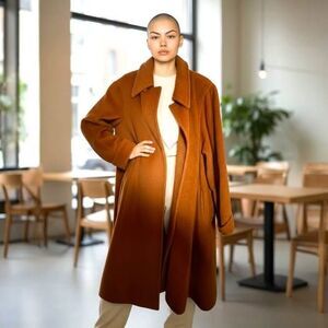 Heavy Harve Bernard Mohair & Wool Coat